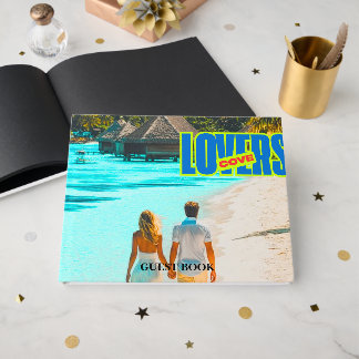 Elegant Romantic Keepsake for Weddings & Celebrati Guest Book