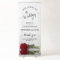 Elegant Romantic Red Rose Wedding Welcome