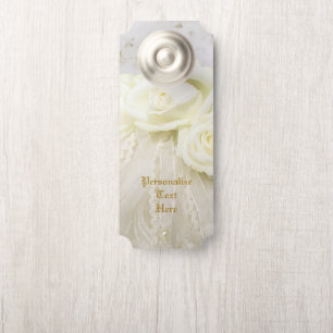 Elegant & Romantic Wedding Night Newlyweds Room Door Hanger