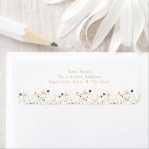 Elegant Romantic Wildflower Bridal Shower