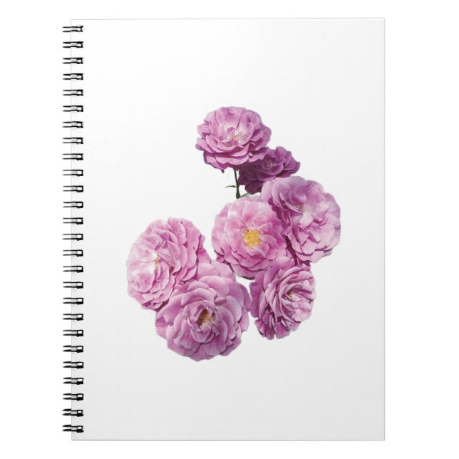 Elegant Rose Design Notebook (Front)