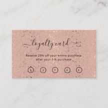 Elegant  Rose Gold Beauty Salon