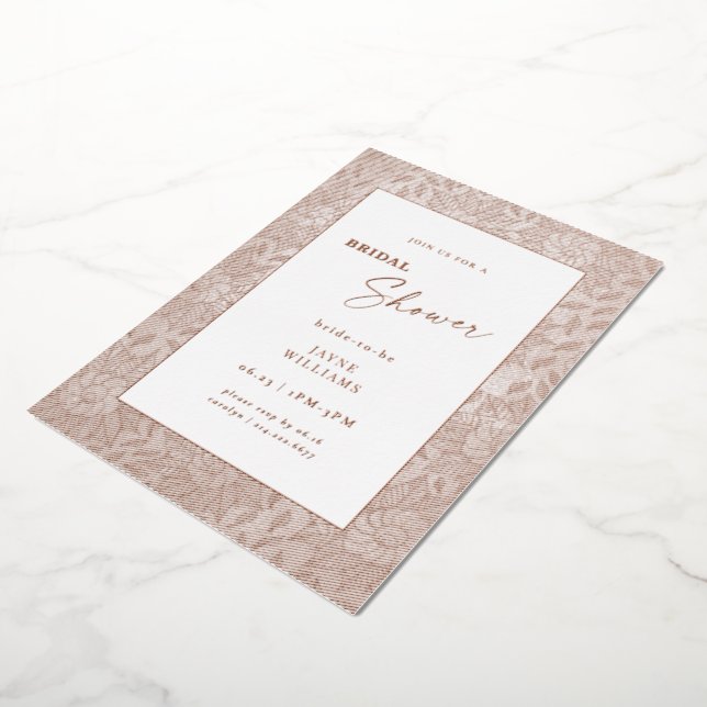 Elegant Rose Gold Bridal Shower  (Rotated)