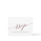 Elegant Rose Gold Calligraphy Song Request RSVP