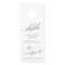 Elegant Rose Gold Calligraphy Wedding Guest