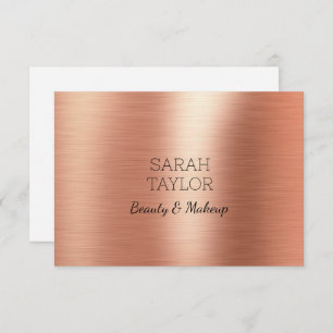 Elegant Rose Gold Foil Black Gift Certificate 