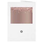 Elegant Rose Gold Glitter 60th Birthday Jumbo