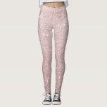 elegant rose gold glitter leggings<br><div class="desc">Minimalist,  modern and stylish design representing faux rose gold glitter. This beautiful and feminine print,  with its simple yet stunning effect,  is perfect for the contemporary young women. Impress with unique and elegant gift or just treat yourself.</div>