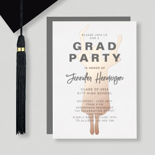 Elegant Rose Gold Graduation Party