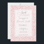 Elegant Rose Gold Leopard Print White Pattern Invitation<br><div class="desc">A Stylish white leopard print and faux rose gold glitter gradient chic photo,  perfect for special celebrations,  unique glam events,  and special Stylish home decor. Composed of white,  rose gold,  blush,  pink and white colours,  leopard,  cheetah cat animal print pattern.</div>