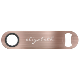 Elegant Rose Gold Metallic Personalised