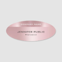 Elegant Rose Gold Modern Trendy Design Template