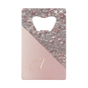 Elegant Rose Gold Monogram