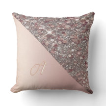 Elegant Rose Gold Monogram