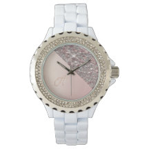 Elegant Rose Gold Monogram