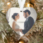 Elegant Rose Gold Newlyweds Wedding Photo