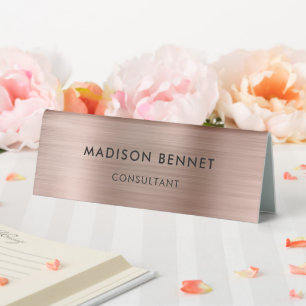 Elegant Rose Gold Professional Business