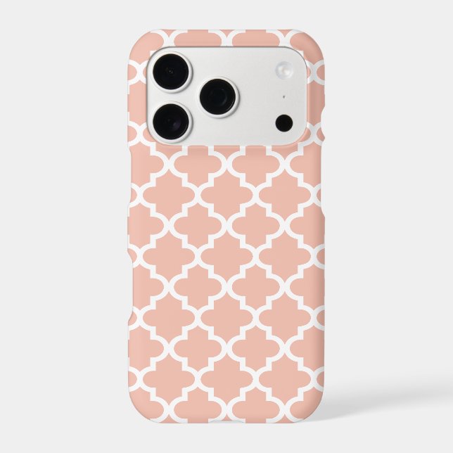 Elegant Rose Gold Quatrefoil (Back)