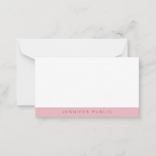 Elegant Rose Gold White Simple Template Modern
