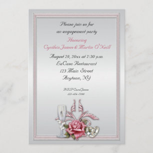 Elegant Rose Invitation