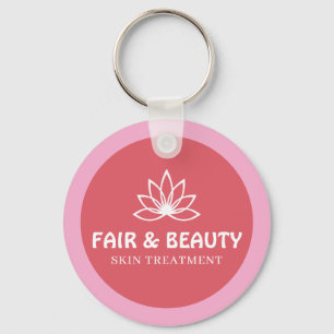 Elegant Rose Ivory Salon Promo Keychains