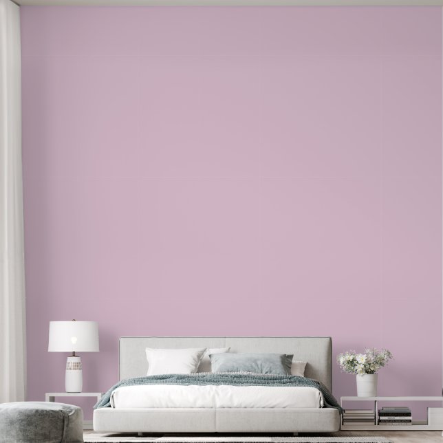Elegant Rose Quartz Pink Plain Solid Colour Bedroo Wallpaper (Bedroom)
