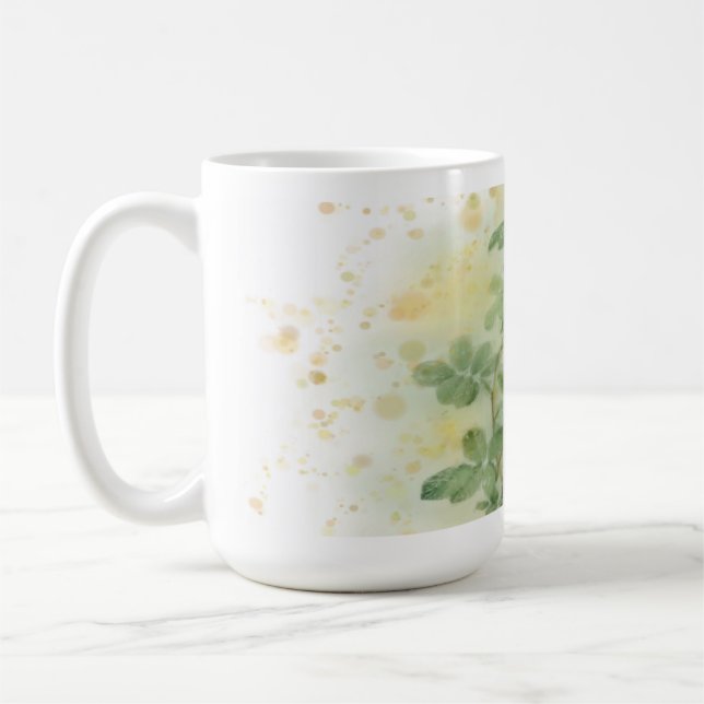 Elegant Rose Watercolor mug (Left)