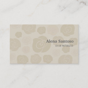 Elegant Roses Business Card
