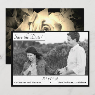 Elegant Roses Save the Date