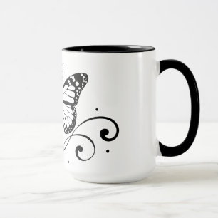 Elegant Royal Butterfly Mug