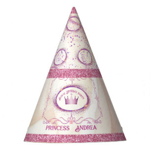 Elegant Royal Princess Birthday Party Celebration Hat