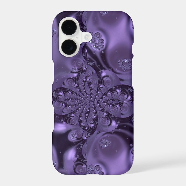 Elegant Royal Purple Liquid Sparkle (Back)
