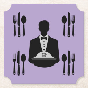 Elegant Royal Themed Luxury  Paper Coaster