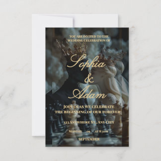 Elegant Royal Wedding Invitation
