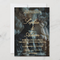 Elegant Royal Wedding Invitation