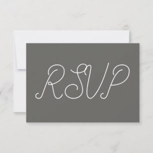 Elegant "RSVP" Card