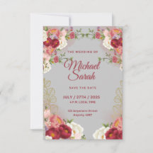 Elegant RSVP Response Card | Custom Wedding Detail