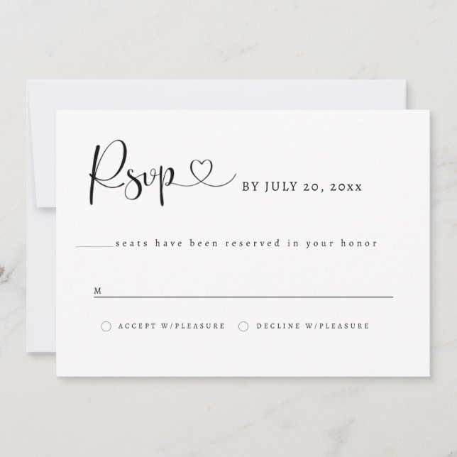 Elegant RSVP - St Augustine Save The Date (Front)