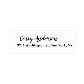 Elegant rubber stamps White Classical Professional