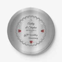 Elegant Ruby | Diamonds 40th Wedding Anniversary P