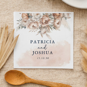 Elegant Rustic Boho Wedding Napkin