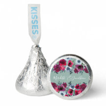 Elegant Rustic Burgundy Sage Green Floral Wedding