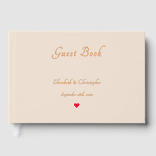 Elegant Rustic Earth Gold Weddings Anniversary Guest Book