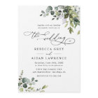 Elegant Rustic Eucalyptus Leaves Greenery Wedding