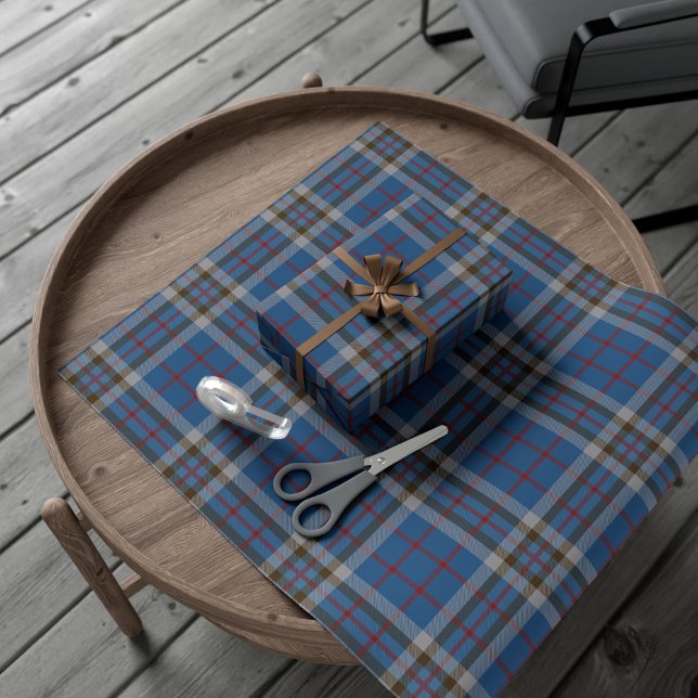 Elegant Rustic Plaid Classic Tartan Wrapping Paper (Rustic Plaid Elegant Thompson Tartan Wrapping Paper)