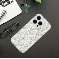 Elegant Sage Cream Minimalist Boho Floral Pattern