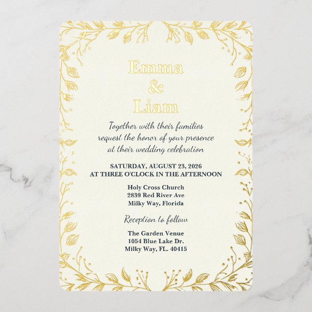 Elegant Sage Green and Ivory (Front)