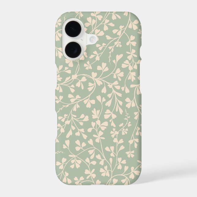 Elegant Sage Green Botanical (Back)