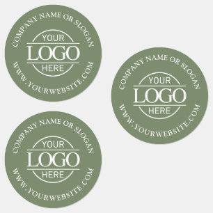 Elegant Sage Green Business Logo Promotional