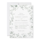 Elegant Sage Green Floral Garden Wedding